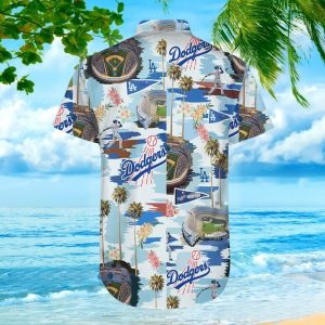 LA Dodgers Stadium Hawaiian Shirt For Men And Women, LA Dodgers Hawaiian Shirt