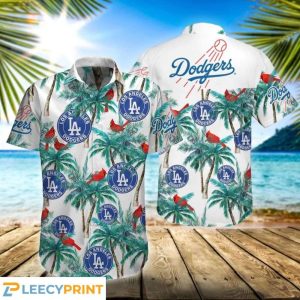 LA Dodgers Tropical MLB Hawaiian Shirt For Men, LA Dodgers Hawaiian Shirt