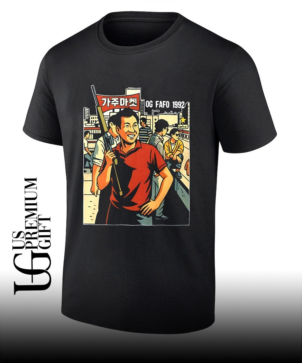 LA Riots Roof Korean Veterans Og Fafo 1992 shirt