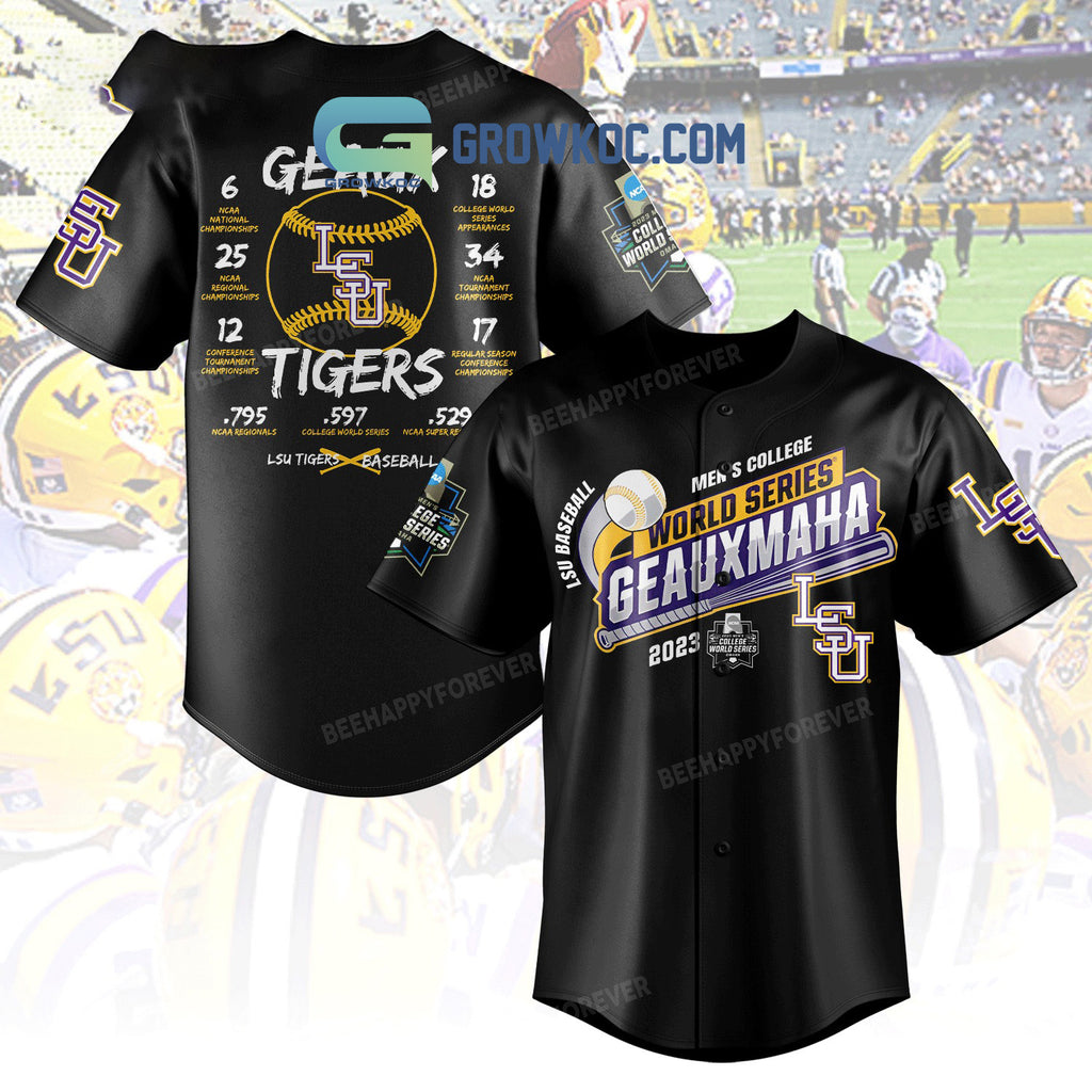 LSU Baseball Men’s College World Series Geauxmaha 2023 Baseball Jersey