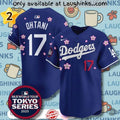 La Dodgers 2025 World Tour Tokyo Series Baseball Jersey Shirt Blue Or White