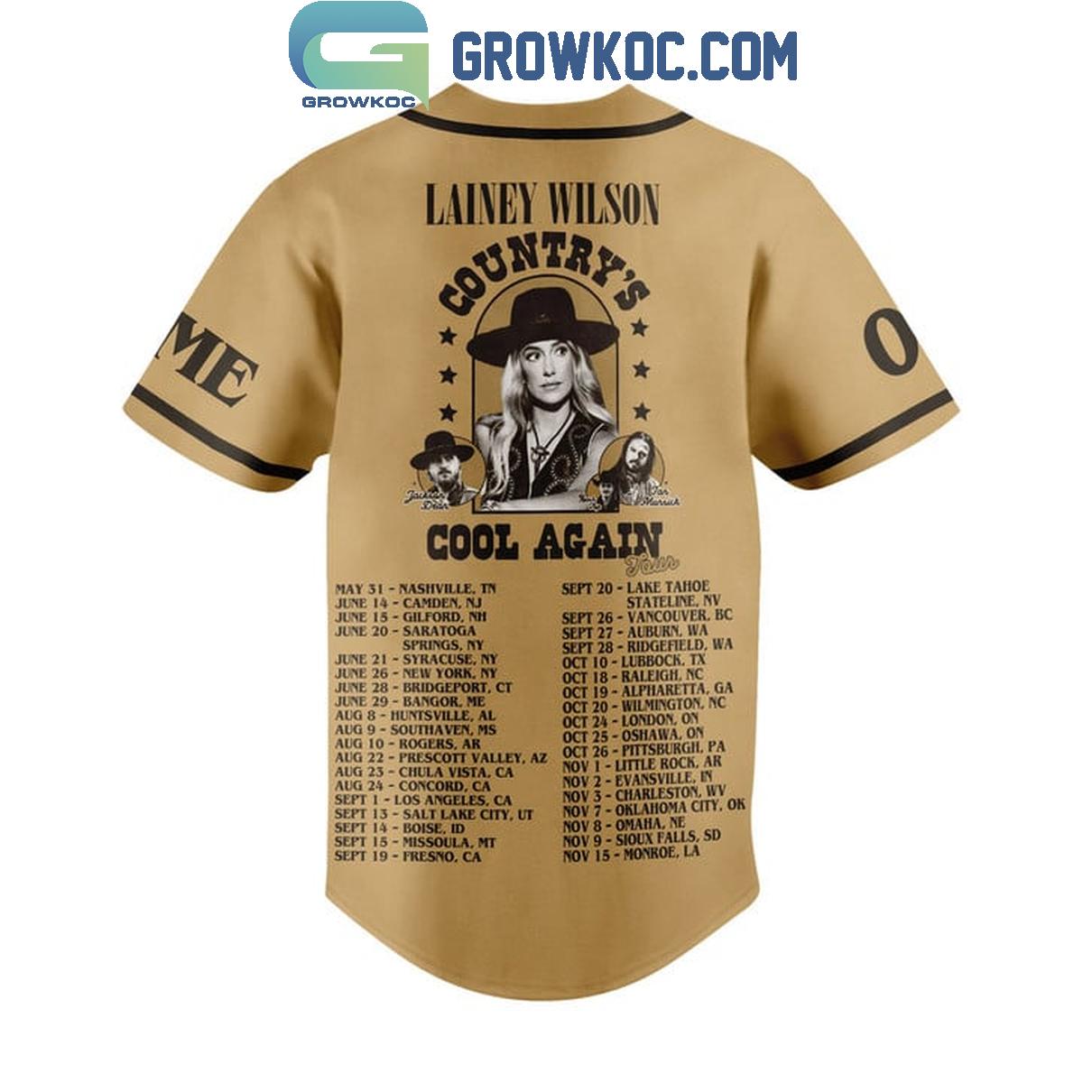 Lainey Wilson Country’s Cool Again Personalized Baseball Jersey