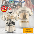 Lainey Wilson Wildflower And Wild Horses Personalized Baseball Jersey