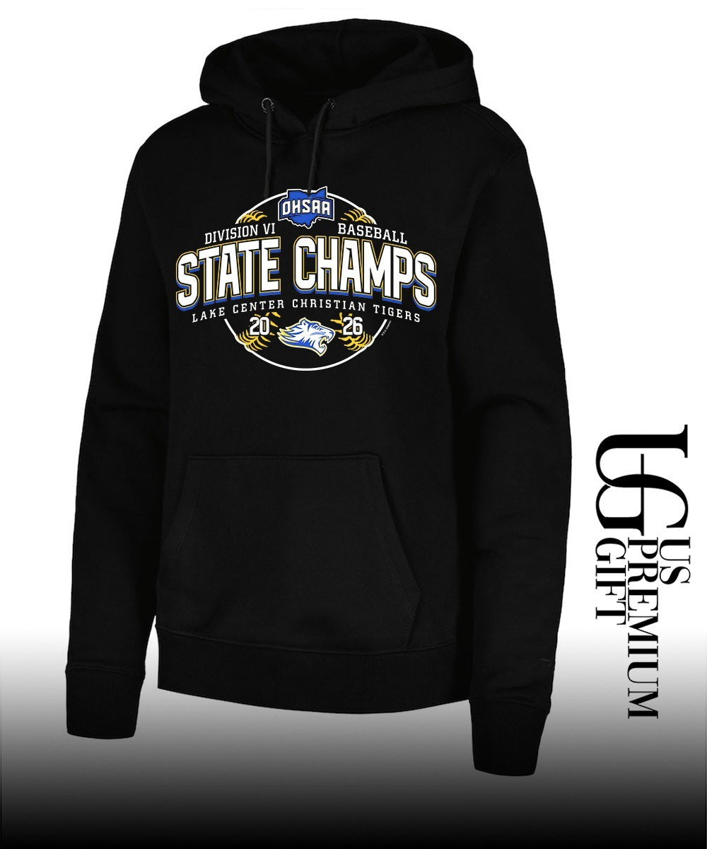 Lake Center Christian Tigers 2026 OHSAA Baseball D6 State Champions shirt