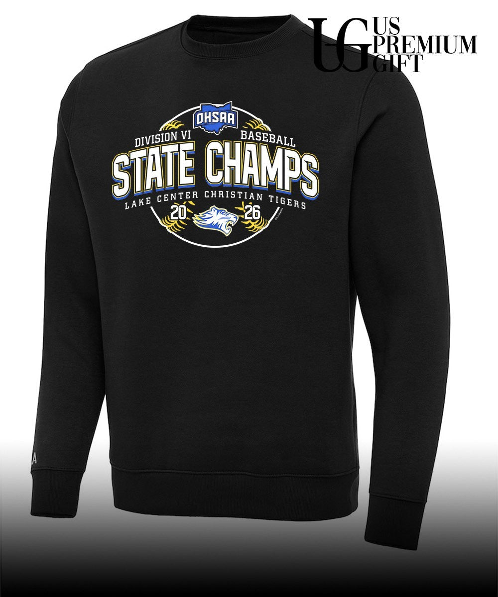 Lake Center Christian Tigers 2026 OHSAA Baseball D6 State Champions shirt
