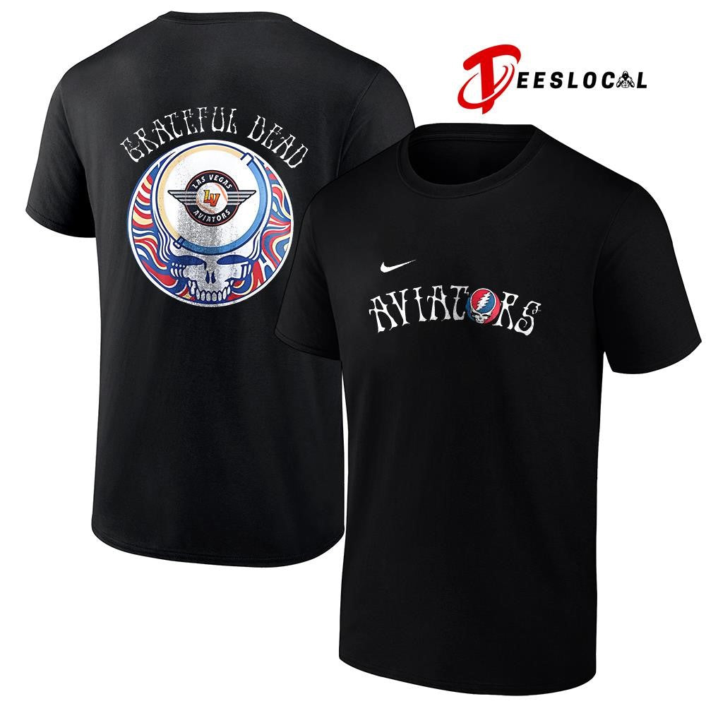 Las Vegas Aviators x Grateful Dead Triple A logo shirt