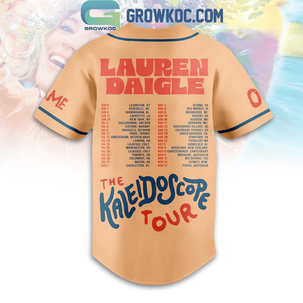 Lauren Daigle The Kaleidoscope Tour 2024 Personalized Baseball Jersey