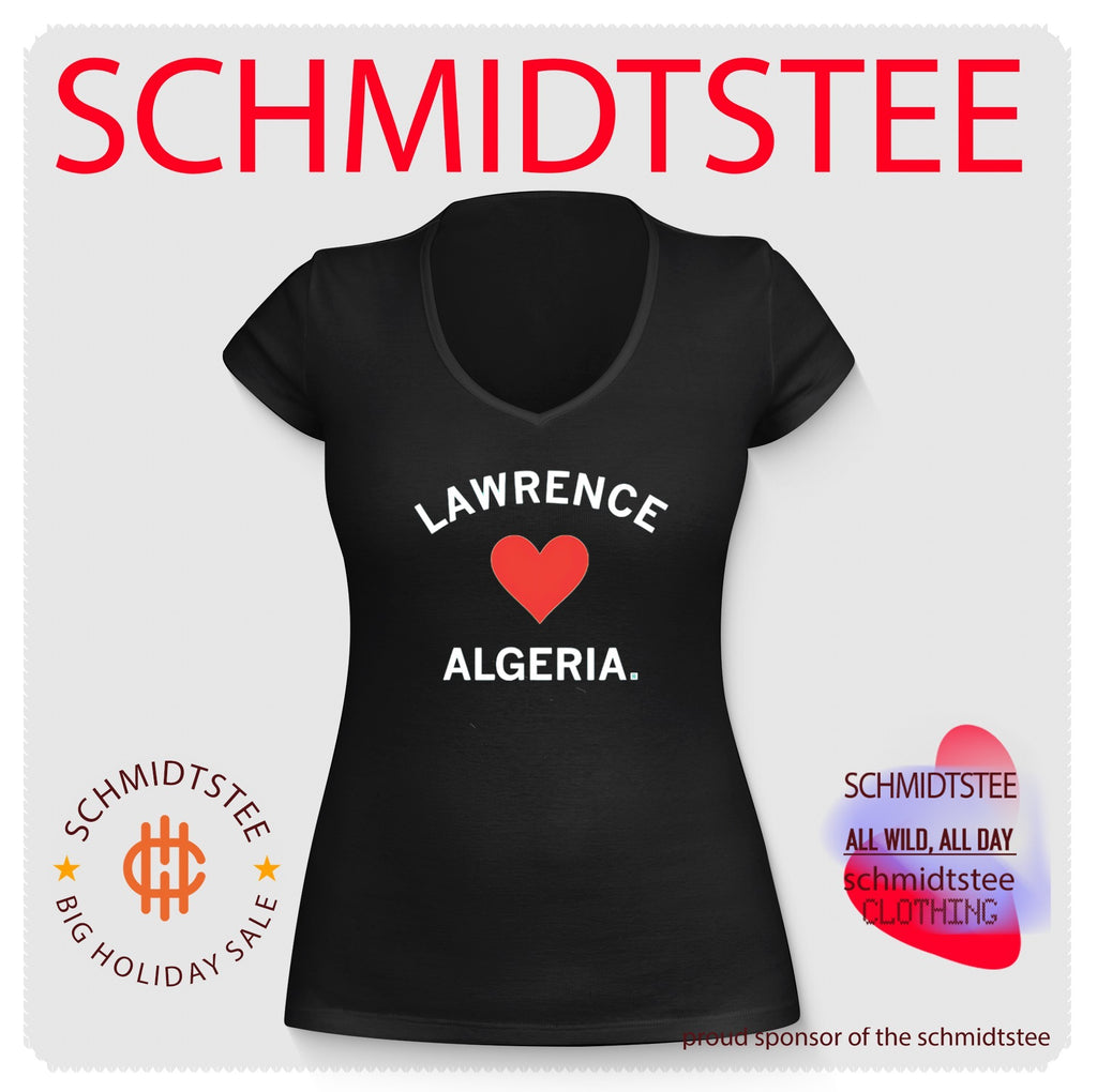 Lawrence Kansas Loves Algeria Heart City Pride shirt