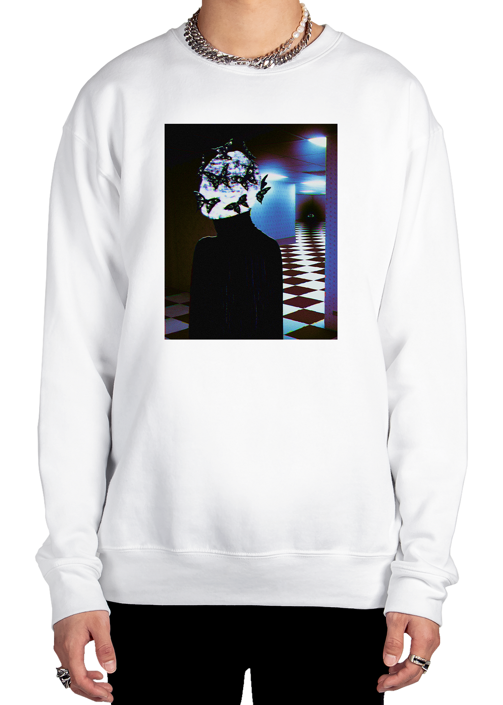 Layers Beneath Sweatshirt