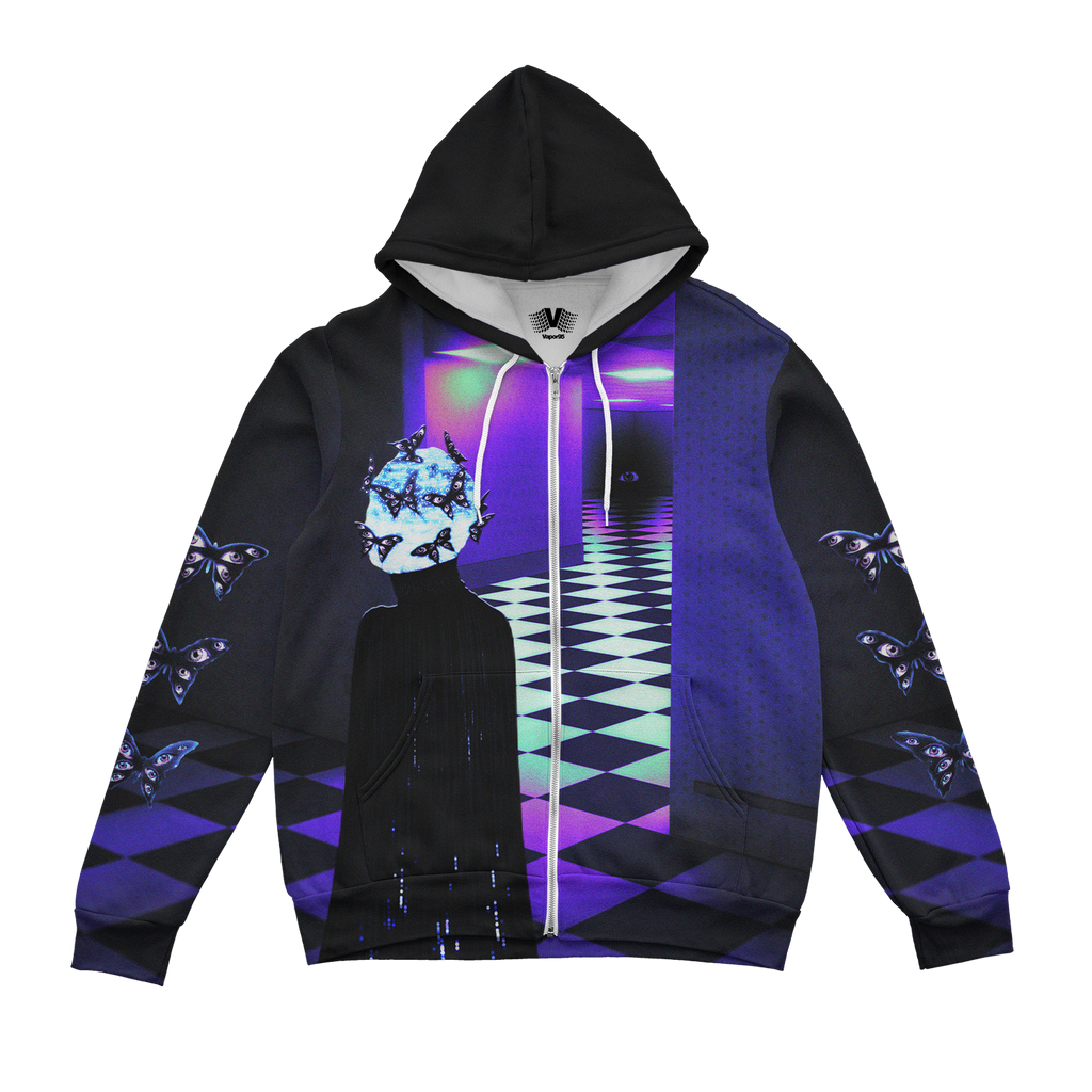 Layers Beneath Zip Up Hoodie