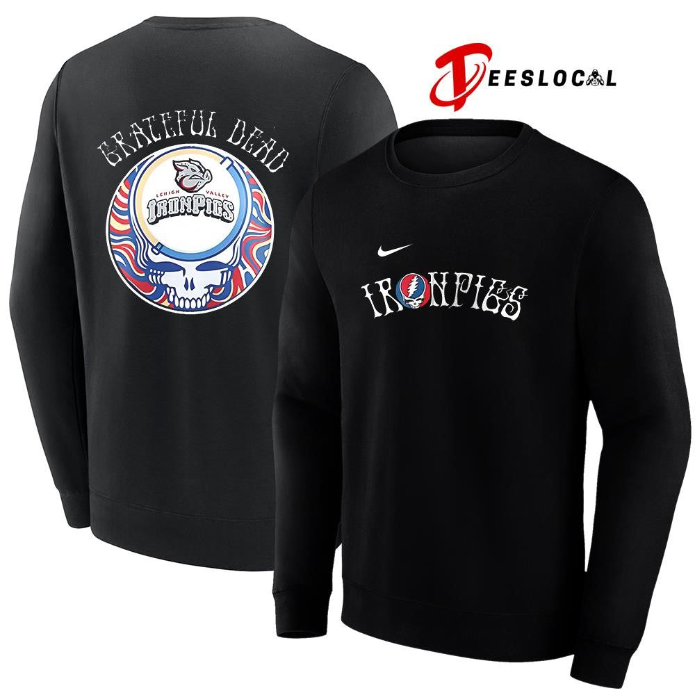 Lehigh Valley Ironpigs x Grateful Dead Triple A logo shirt