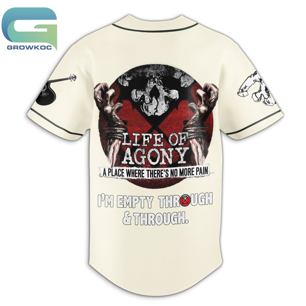 Life Of Agony A Place Where There’s No More Fan Baseball Jersey