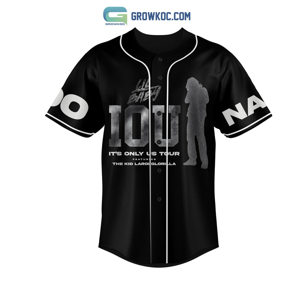 Lil Baby IOS It’s Only Us Tour 2023 Personalized Baseball Jersey