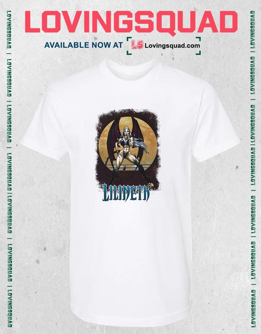 Lilineth Demon Winged Fantasy Character T-shirt