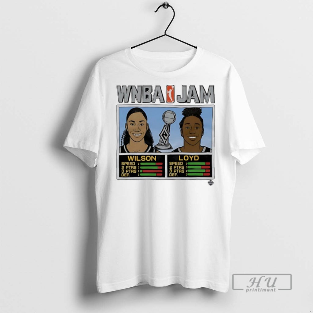 Limited Edition Aja Wilson And Jewell Loyd Las Vegas Aces Wnba Jam 2025 Champs Graphic T-Shirts, Hoodie, Sweatshirt