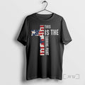 Limited Edition Charlie Kirk This Is The Turning Point Cross Christian Usa Flag T-Shirts, Hoodie, Sweatshirt