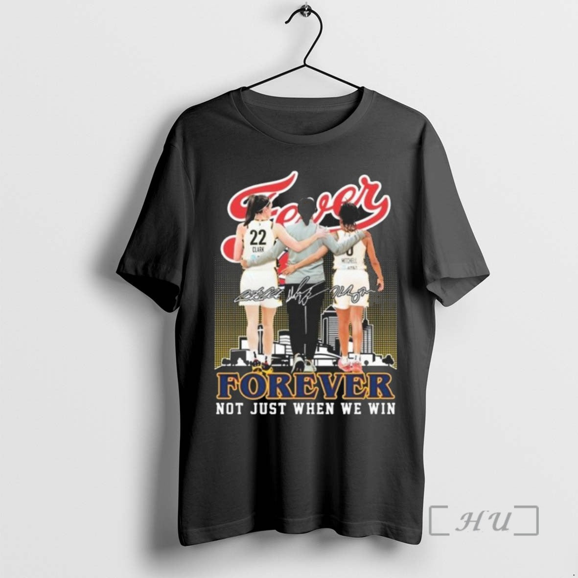 Limited Edition Coach Clark And Mitchell Indiana Fever Forever Not Just When We Win Signatures T-Shirts, Hoodie, Sweatshirt