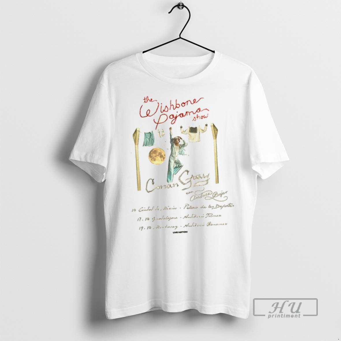 Limited Edition Conan Gray The Wishbone Pajama Show Mexico Schedule Two Sided Mockup Two Side T-Shirts, Hoodie, Sweatshirt