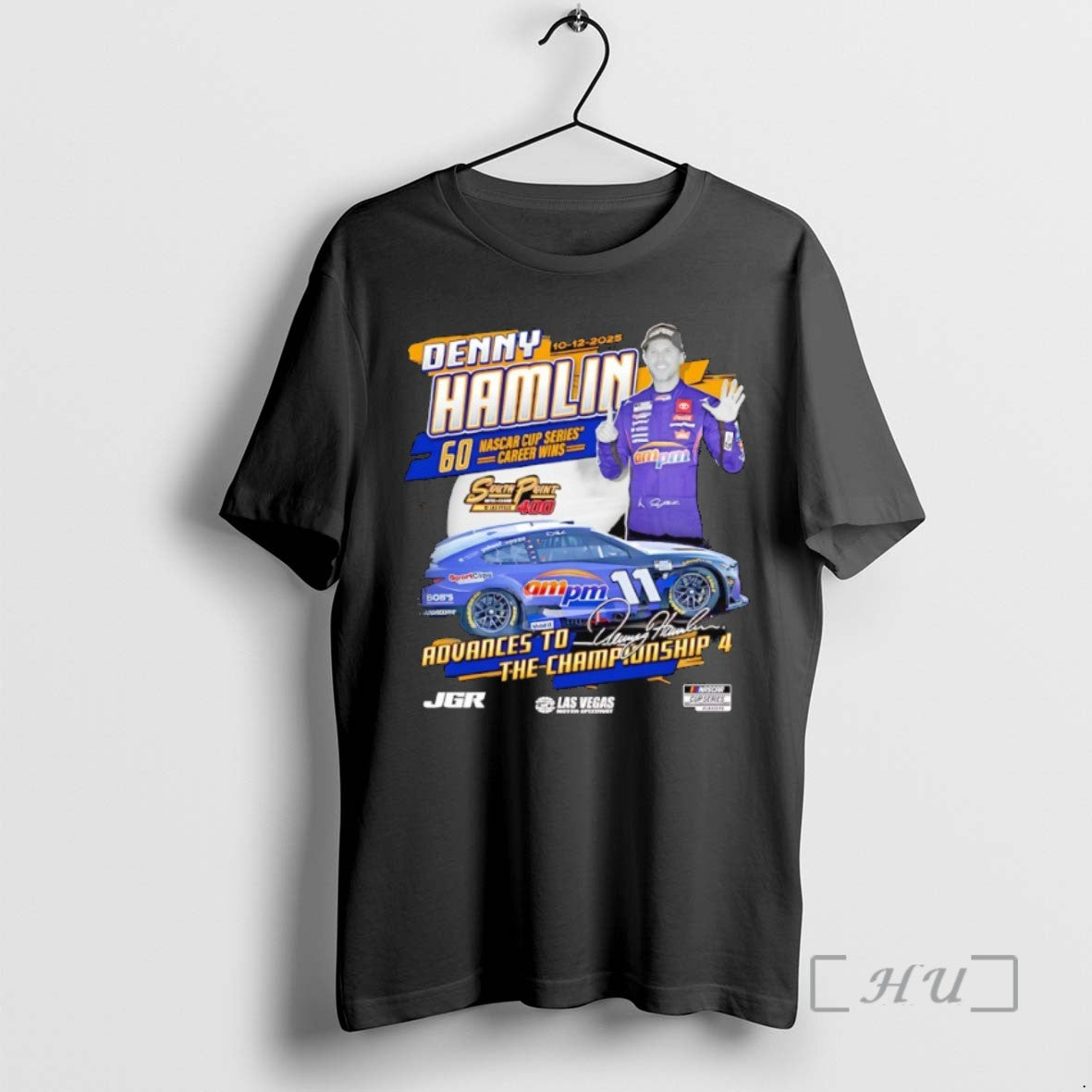 Limited Edition Denny Hamlin Checkered Flag Sports 2025 South Point 400 Race Winner T-Shirts, Hoodie, Sweatshirt