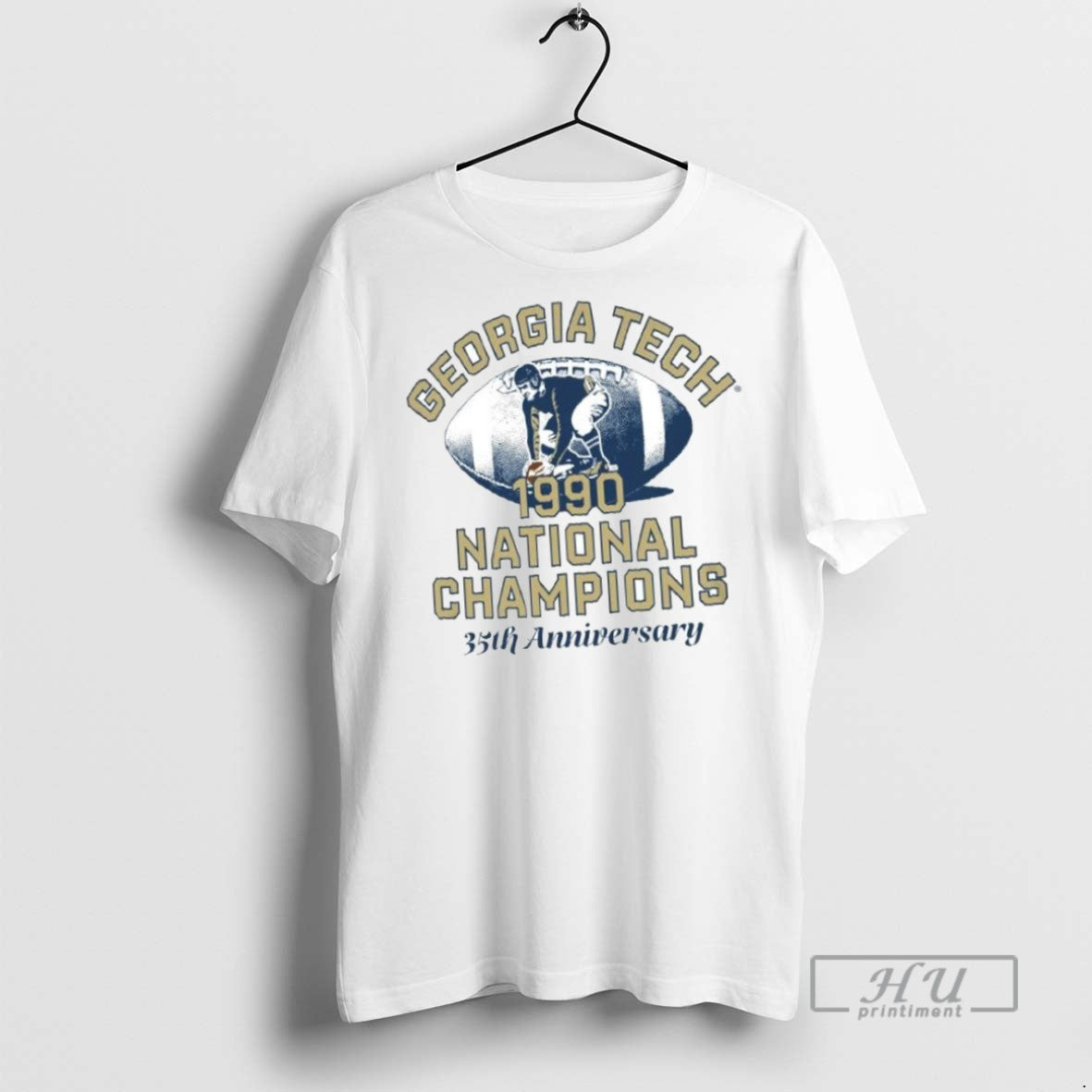 Limited Edition Georgia Tech Yellow Jackets 1990 National Champs Anniversary Retro Ornaments Graphic T-Shirts, Hoodie,...