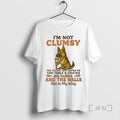 Limited Edition German Shepherd Im Not Clumsy The Floor Just Hates Me The Table And T-Shirts, Hoodie, Sweatshirt