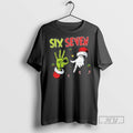 Limited Edition Grinch And Santa Hands Six Seven Christmas 2025 Long Sleve Graphic T-Shirts, Hoodie, Sweatshirt