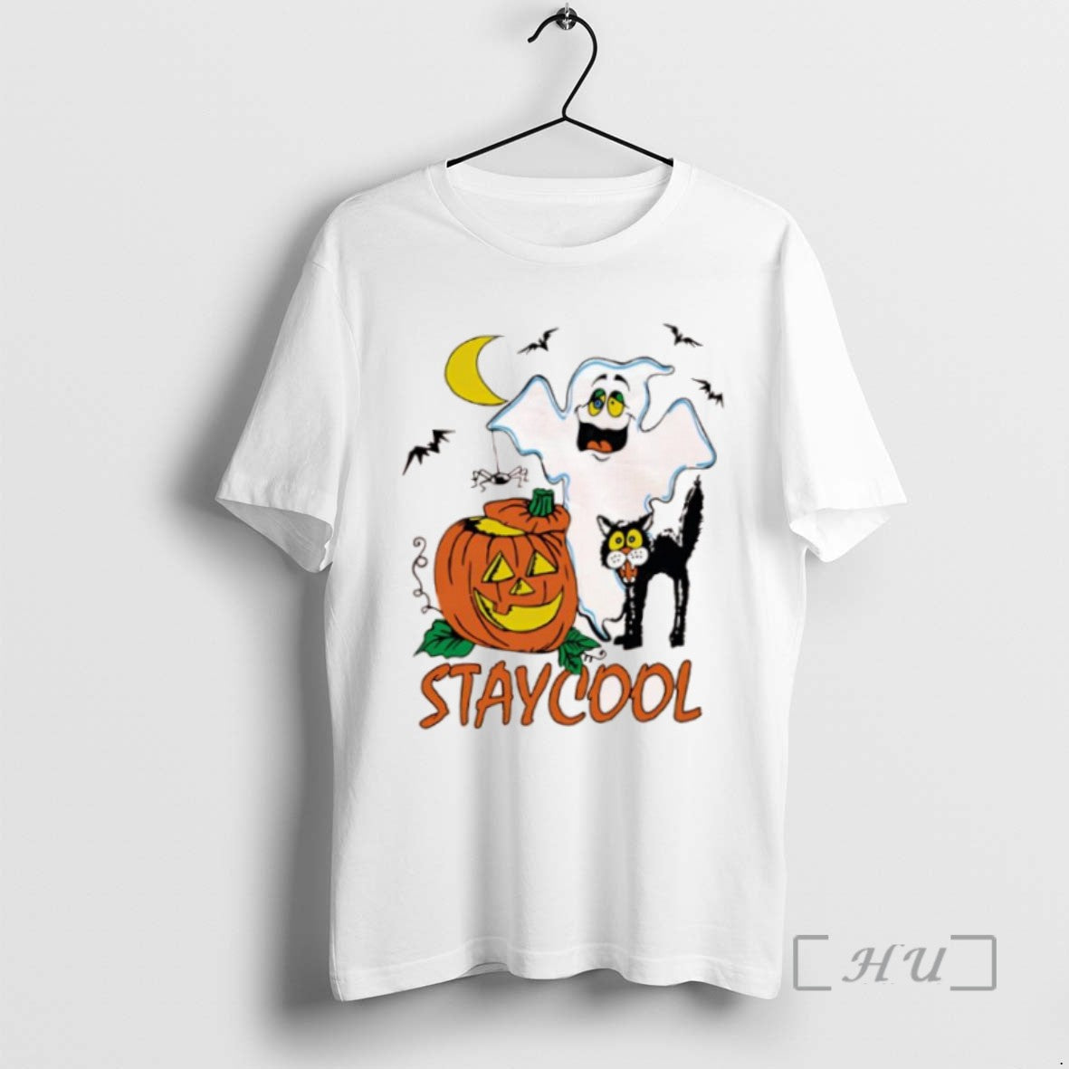 Limited Edition Halloween Items Ghost Pumpkin Black Cat Staycool T-Shirts, Hoodie, Sweatshirt | InkRitualCo.com