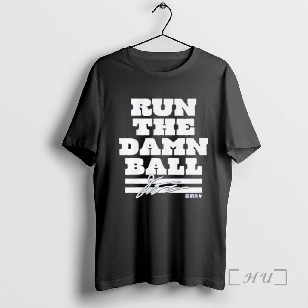 Limited Edition Jonathan Taylor Run The Damn Ball Signature T-Shirts, Hoodie, Sweatshirt | InkRitualCo.com
