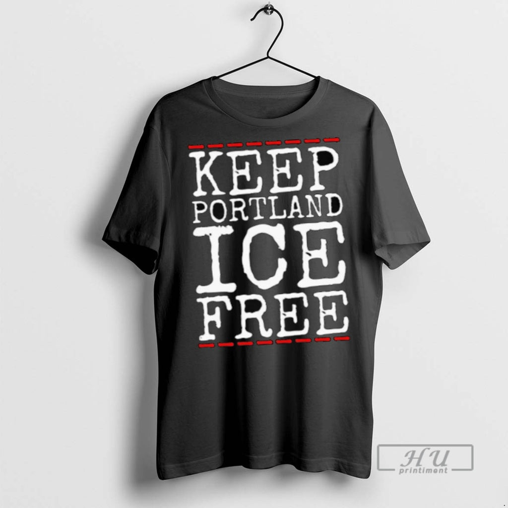 Limited Edition Keep Portland Ice Free Abolish Ice Anti Fascist Long Sleve Graphic T-Shirts, Hoodie, Sweatshirt