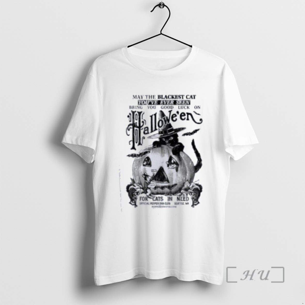 Limited Edition May The Blackest Cat Youre Ever Seen Bring You Good Luck On Halloween T-Shirts, Hoodie, Sweatshirt