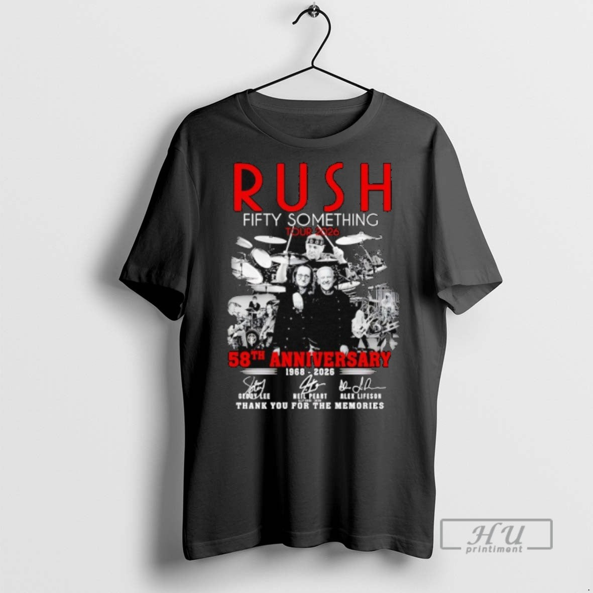Limited Edition Rush Fifty Something Tour 58th Anniversary 1968 2026 Thank You For The Memories T-Shirts, Hoodie, Sweatshirt