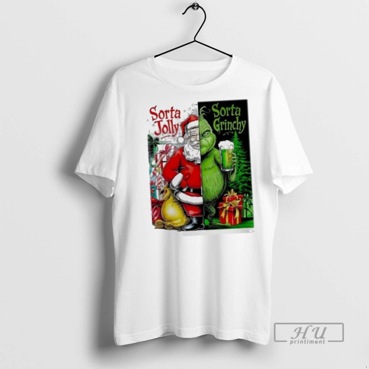 Limited Edition Santa Claus X Grinch Sorta Jolly Sorta Grinch Christmas 2025 Graphic T-Shirts, Hoodie, Sweatshirt