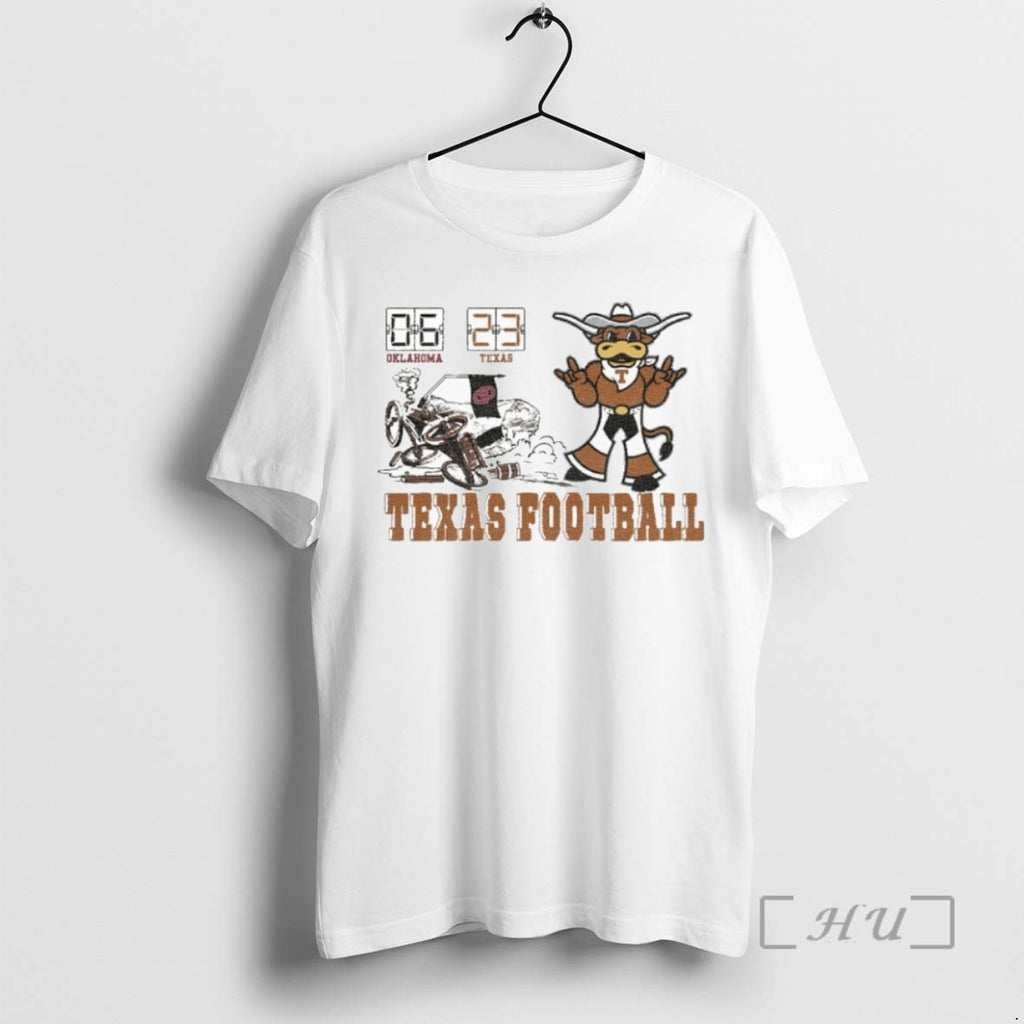 Limited Edition Texas 23 6 Ou Texas Longhorns Vs Oklahoma Sooners 2025 Score T-Shirts, Hoodie, Sweatshirt | InkRitualCo.com