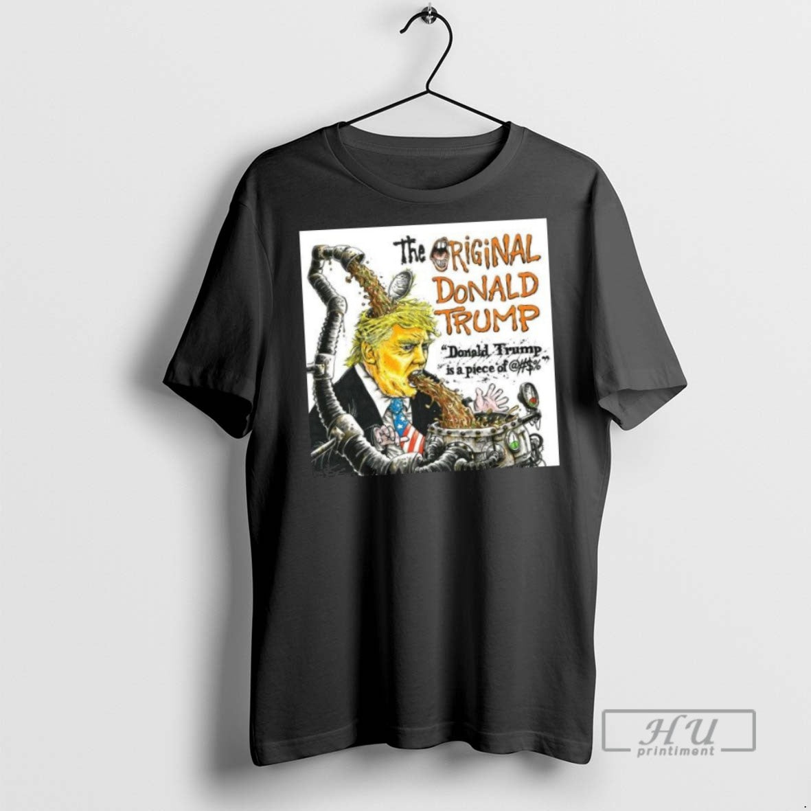 Limited Edition The Donald Trump Is A Piece Of Shit Long Sleve Graphic T-Shirts, Hoodie, Sweatshirt | InkRitualCo.com