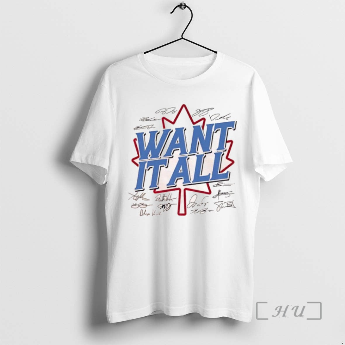 Limited Edition Toronto Blue Jays 2025 American League Champions Want It All Signature T Shirts Hoodie, Sweatshirt
