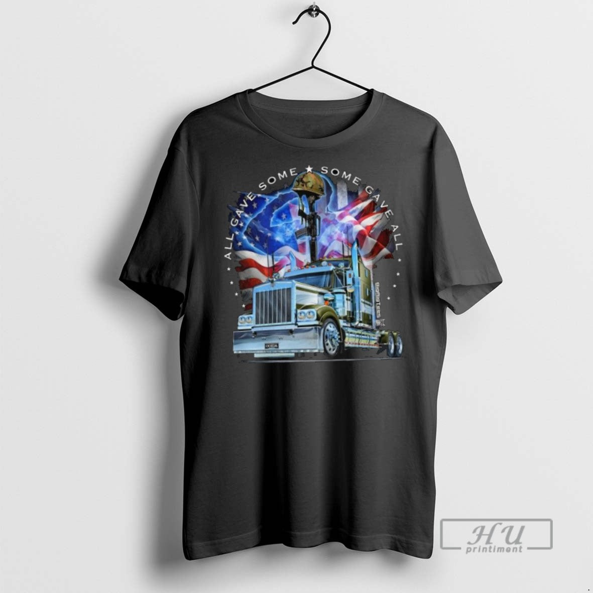 Limited Edition Truckers For Troop Big Rig All Gave Some Long Sleve Graphic T-Shirts, Hoodie, Sweatshirt | InkRitualCo.com
