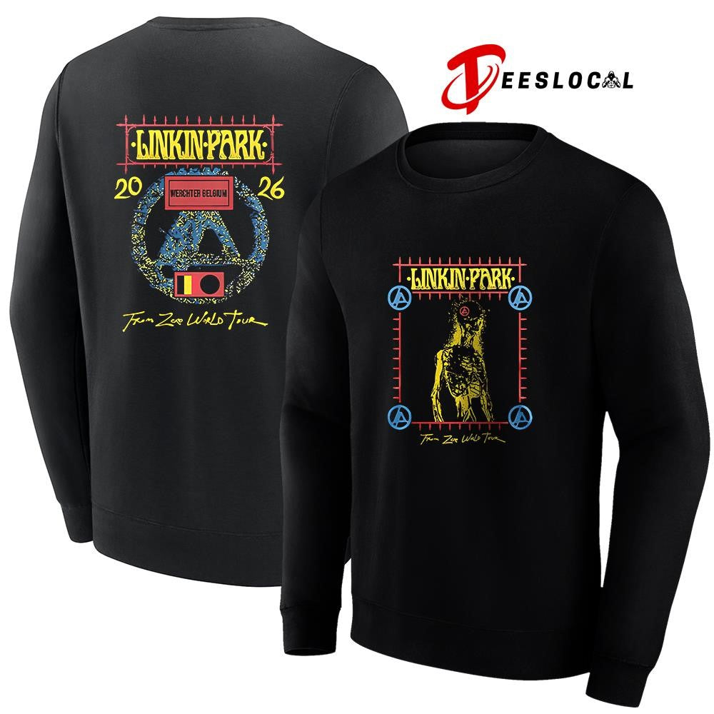 Linkin Park From Zero work tour Werchter Belgium logo shirt