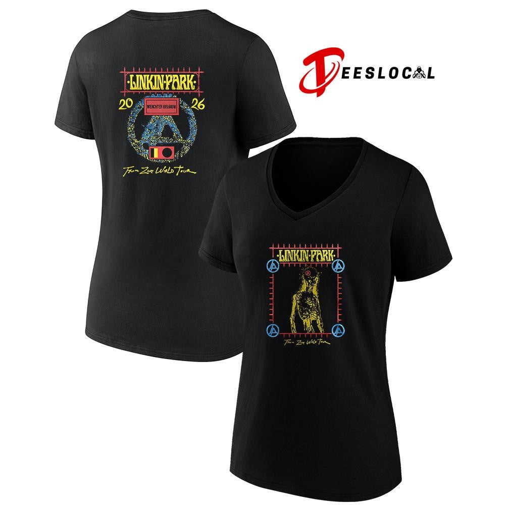 Linkin Park From Zero work tour Werchter Belgium logo shirt