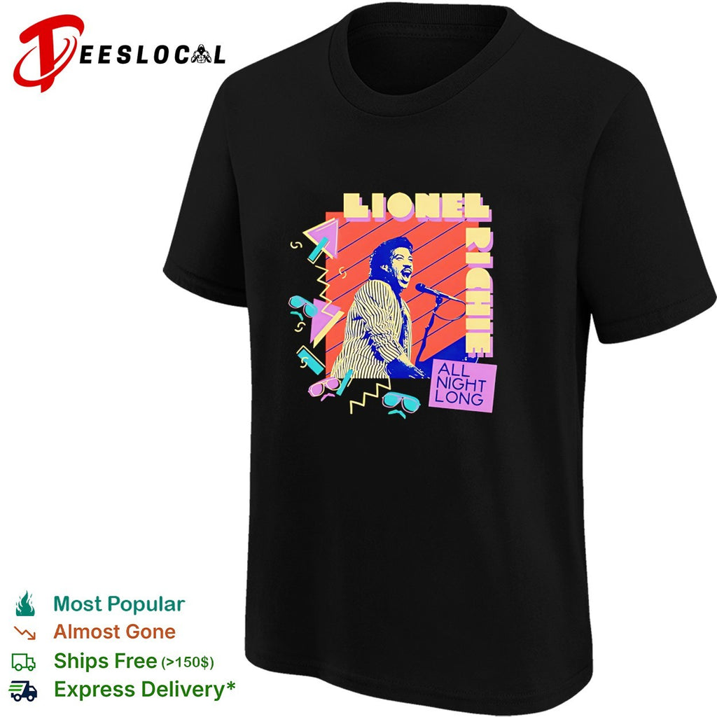 Lionel Richie all night long retro shirt