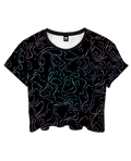 Liquid Topography Crop Top