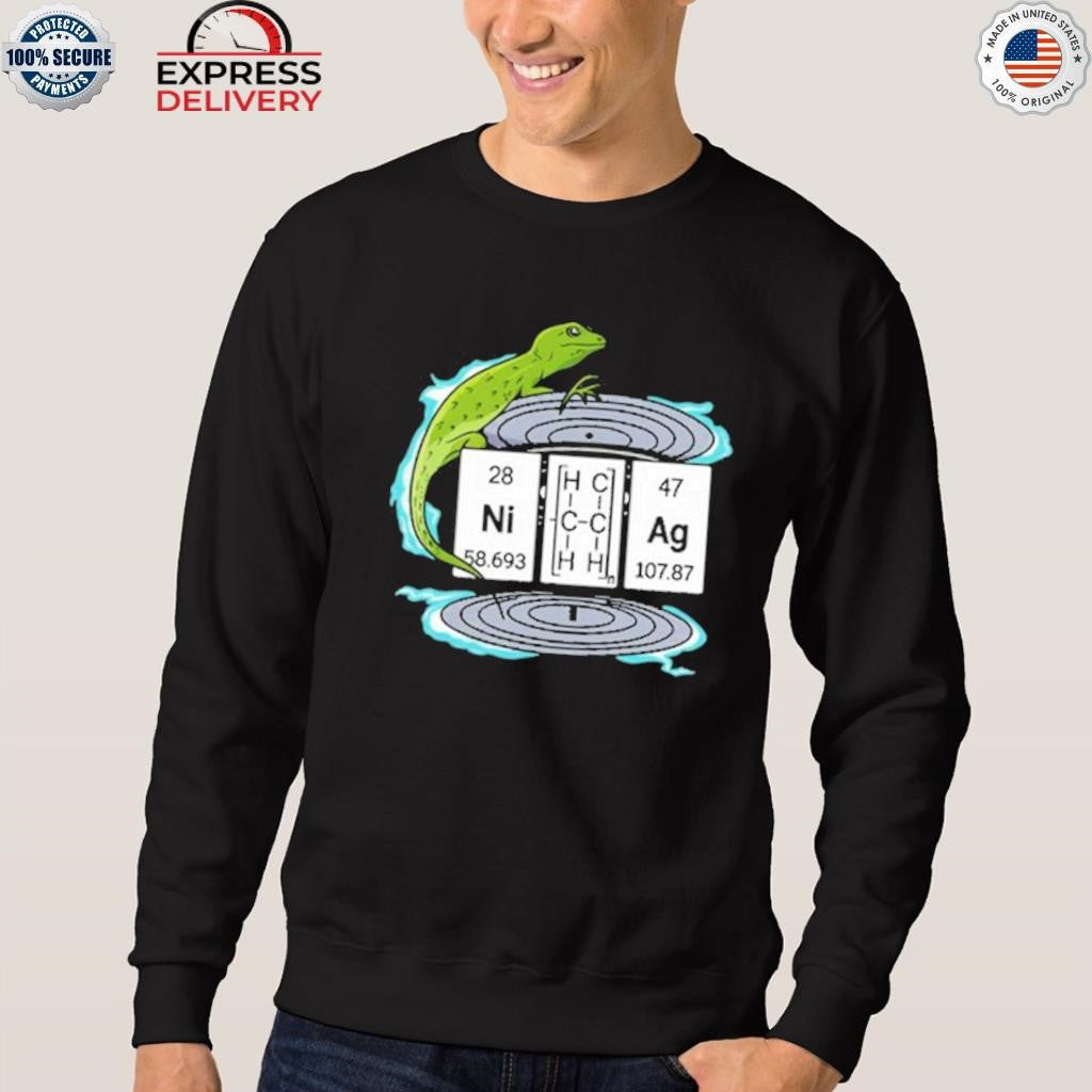 Lizard Chemistry Vinyl Record Shirt