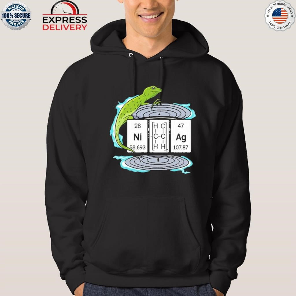 Lizard Chemistry Vinyl Record Shirt