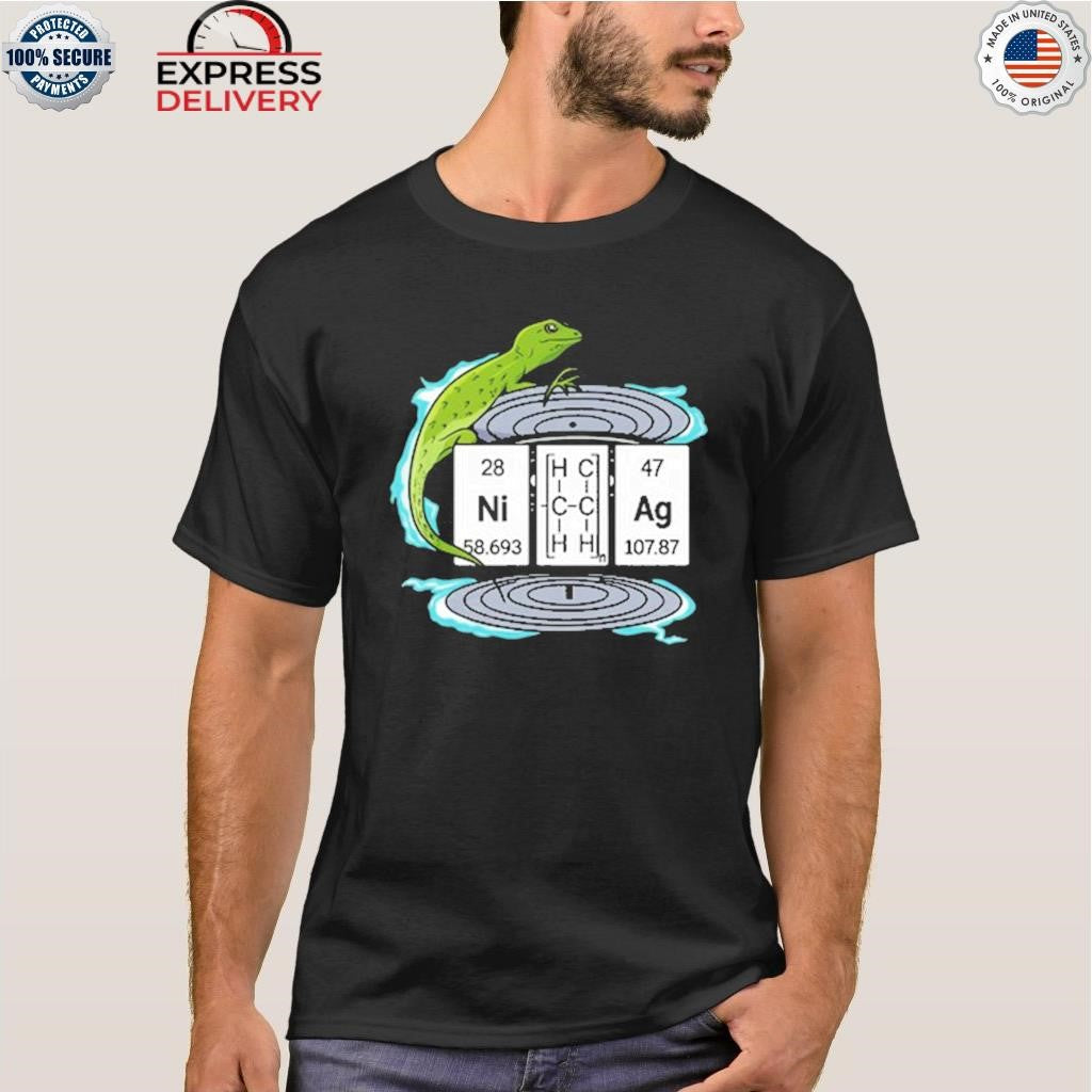 Lizard Chemistry Vinyl Record Shirt