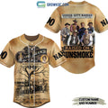 Long Branch Dodge City Kansas Raised On Gunsmoke Personalized Baseball Jersey