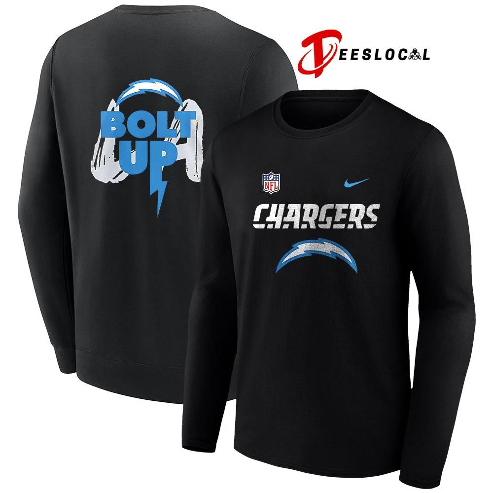 Los Angeles Chargers power bolt up shirt