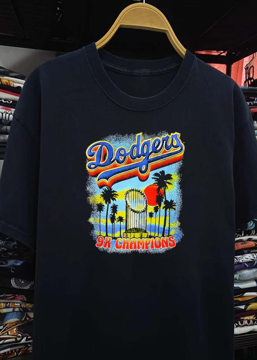 Los Angeles Dodgers 9x Champions Sunset Palm Tree shirt