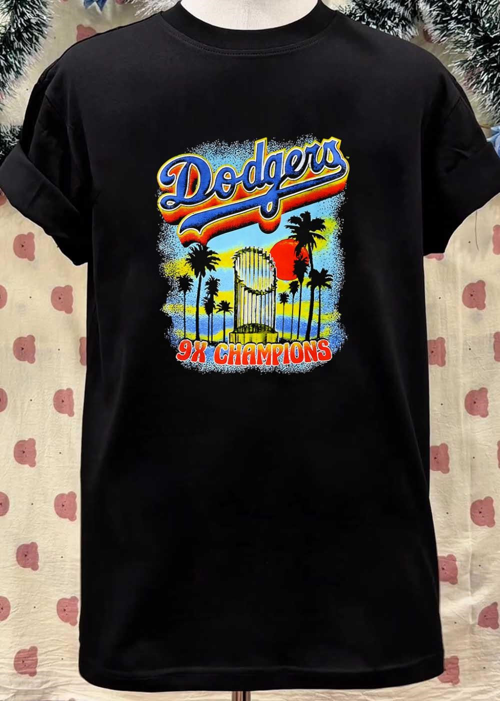 Los Angeles Dodgers 9x Champions Sunset Palm Tree shirt