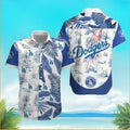 Los Angeles Dodgers Funny Hawaiian Shirt For Family, LA Dodgers Hawaiian Shirt