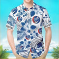 Los Angeles Dodgers Grateful Dead Button Up Hawaiian Shirt, LA Dodgers Hawaiian Shirt