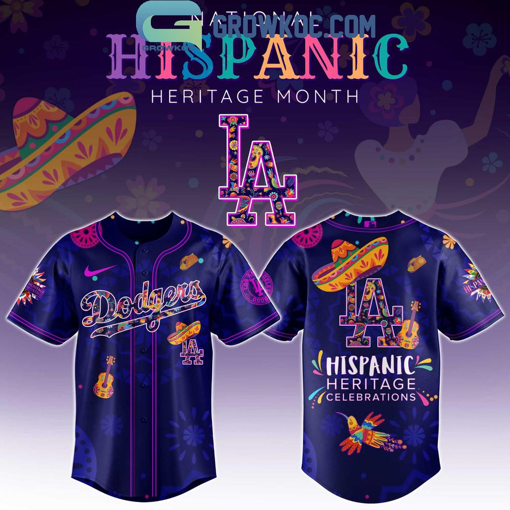 Los Angeles Dodgers Hispanic Heritage Celebrations 2025 Baseball Jersey